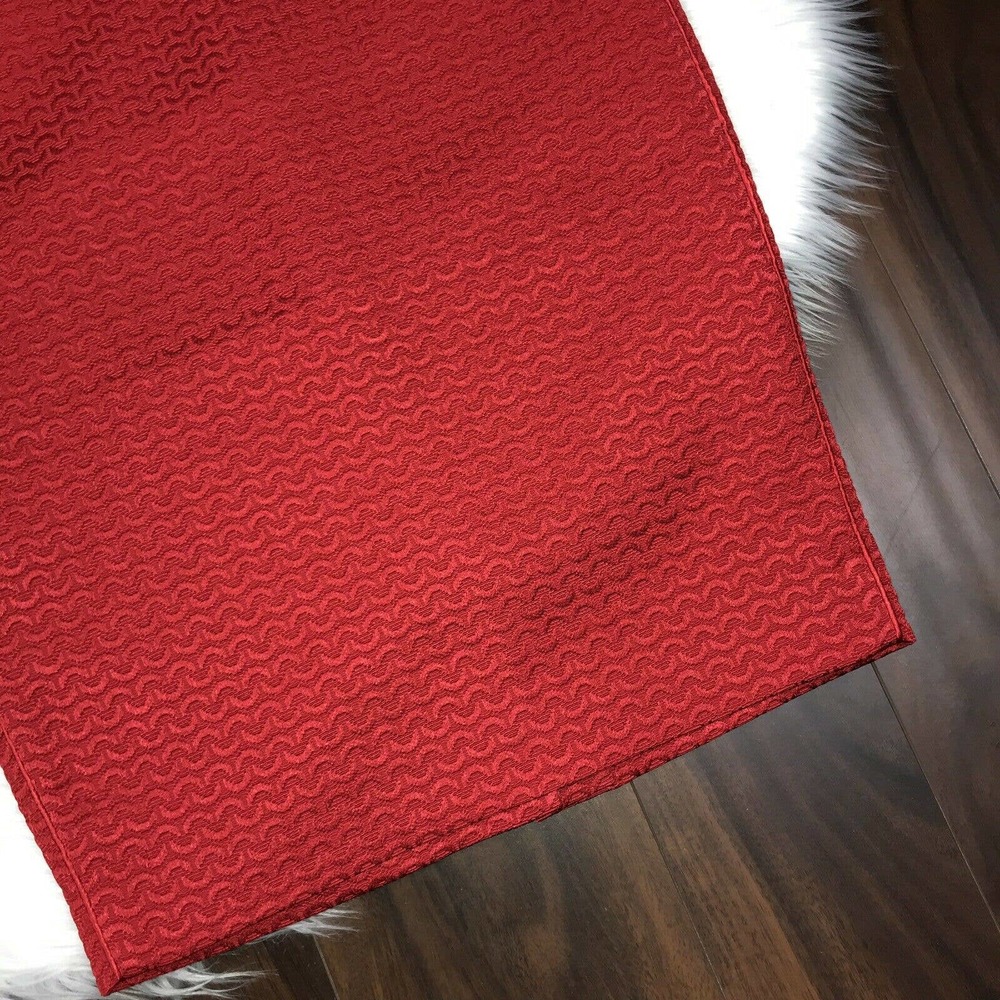 The Limited Red Textured Side Panel Pencil Skirt - Picture 3 of 7